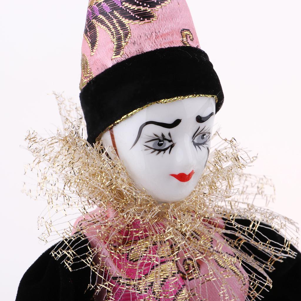 Vintage Collectible Porcelain Dolls - Коллекционные винтажные фарфоровые куклы-клоуны 22 см