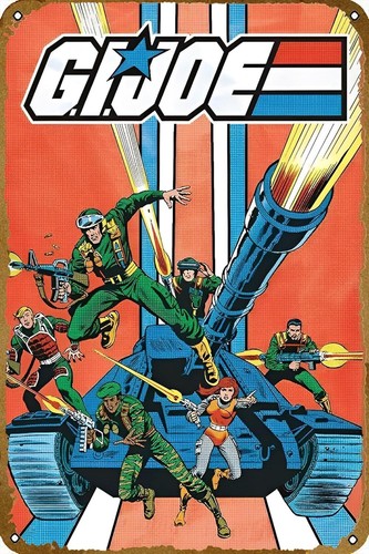 Vintage Collectible Tins - Постер Gi Joe – Tank, винтажная