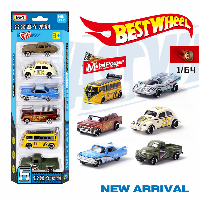 Vintage Collectibles Toys - 1:64 сплав ретро гоночный автомобиль из
