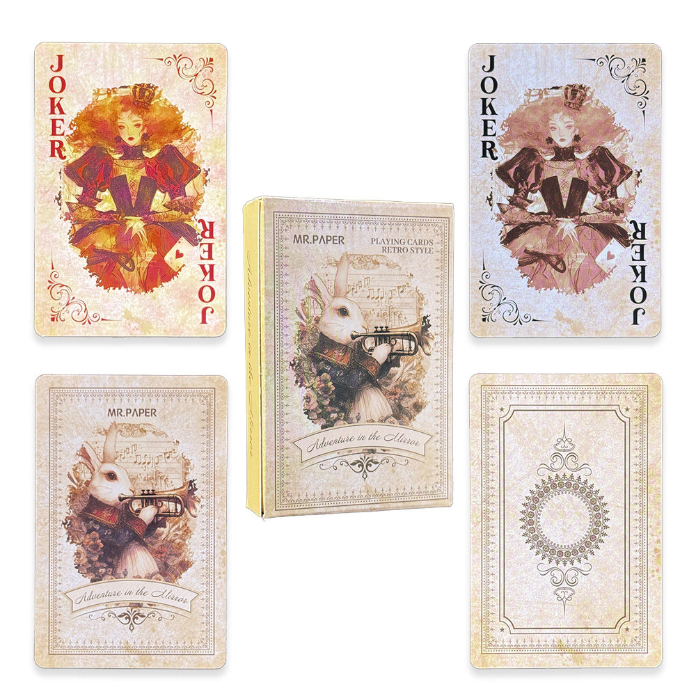 Vintage Collectible Playing Cards - Набор из 55 игральных карт «Алиса
