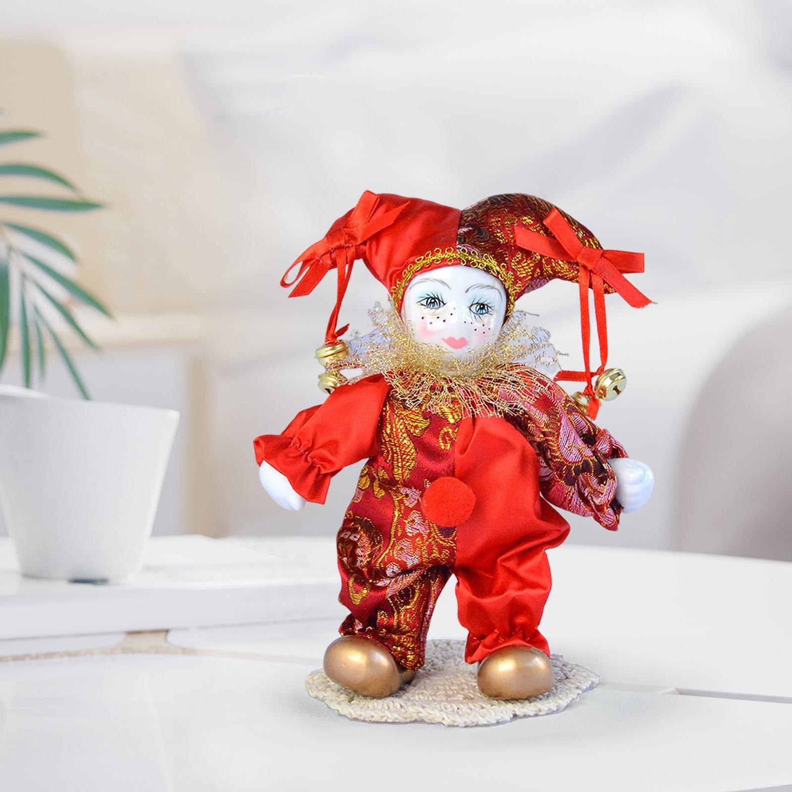 Vintage Collectible Porcelain Dolls - Винтажная кукла арлекина, антикварная кукла, искусственная