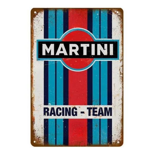 Vintage Collectible Tins - Винтажная жестяная табличка Martini Racing Team,