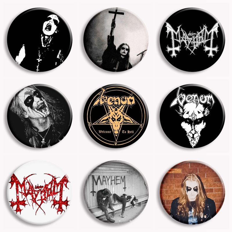 Vintage Collectible Accessories - Rock Mayhem группа мягкая пуговица булавка