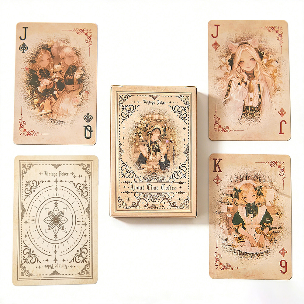 Vintage Collectible Playing Cards - Винтажные игральные карты «Девочка из сказки»,