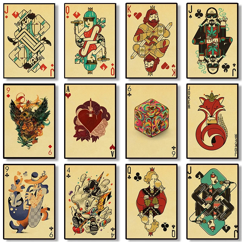Vintage Collectible Playing Cards - Постер с цитатами из коллекции Nordic