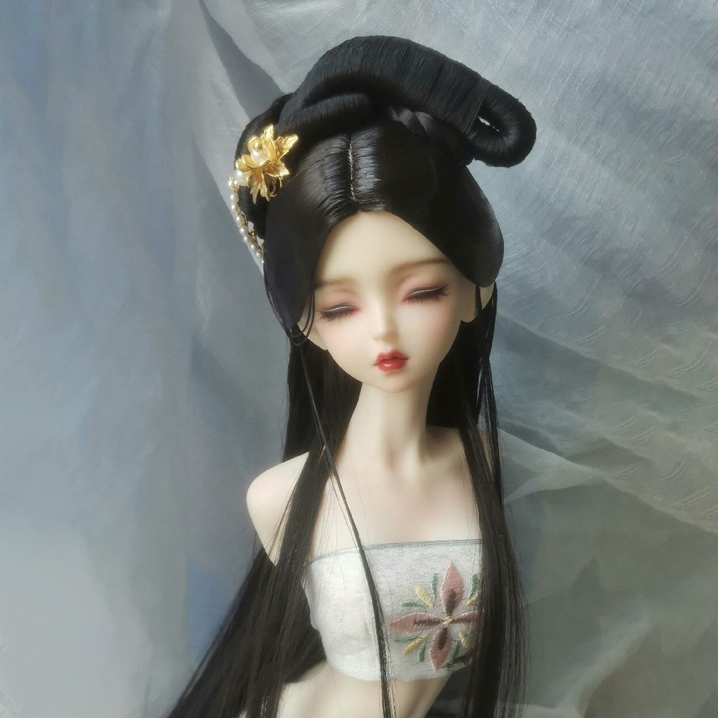Vintage Collectible And Vintage Dolls - 1/4 1/3 Парики куклы BJD Китайский