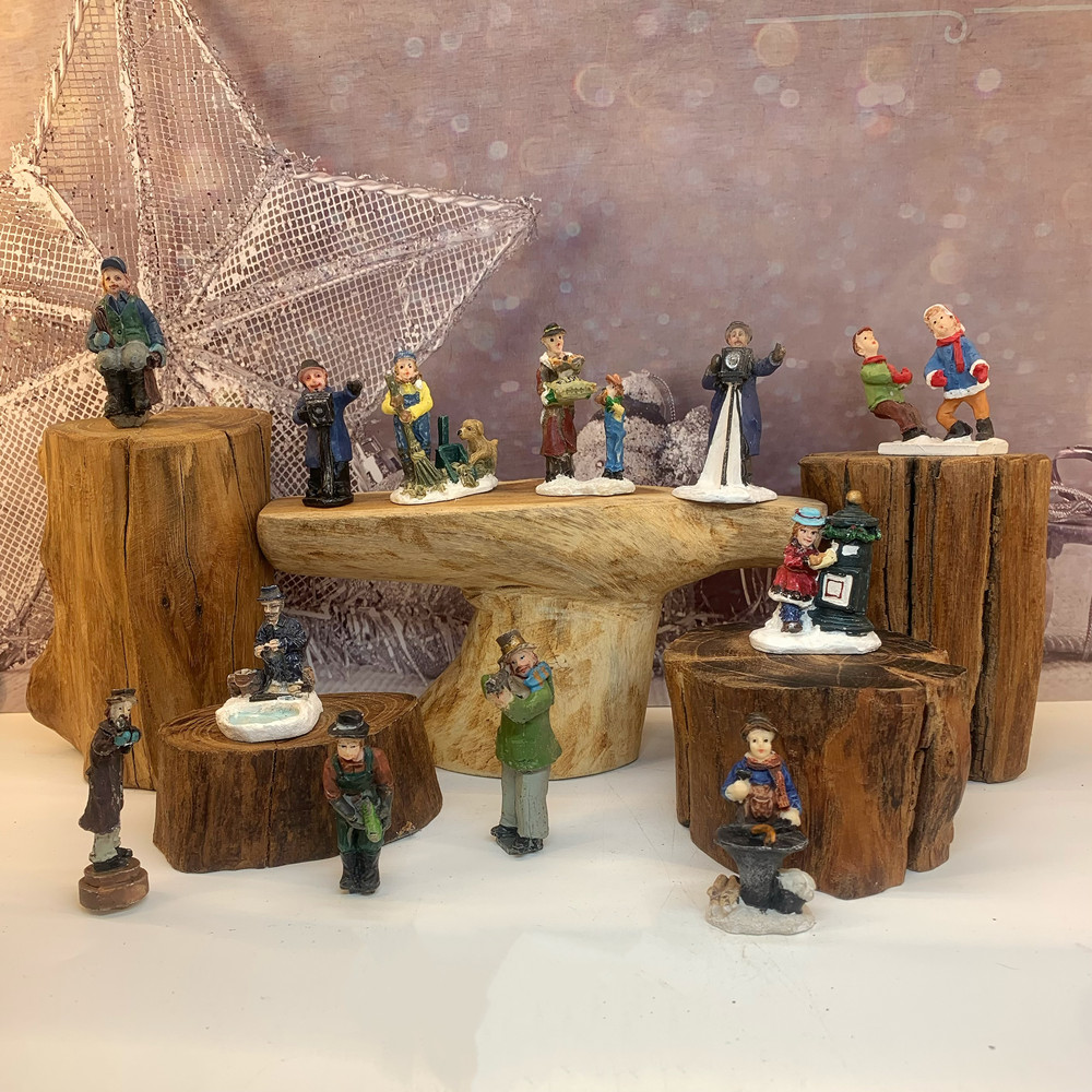 Vintage Collectible Ornaments - Винтажные миниатюрные фигурки из смолы в