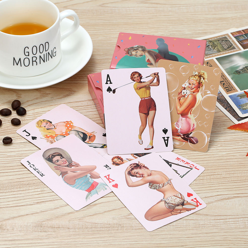 Vintage Collectible Playing Cards - Винтажные игральные карты «Сексуальное бикини», игральные