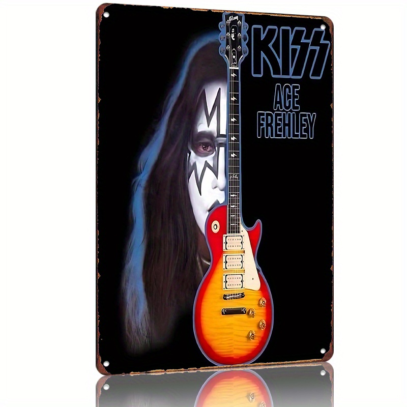 Vintage Collectible Tins - KISS Ace Frehley Tribute Гитарная металлическая