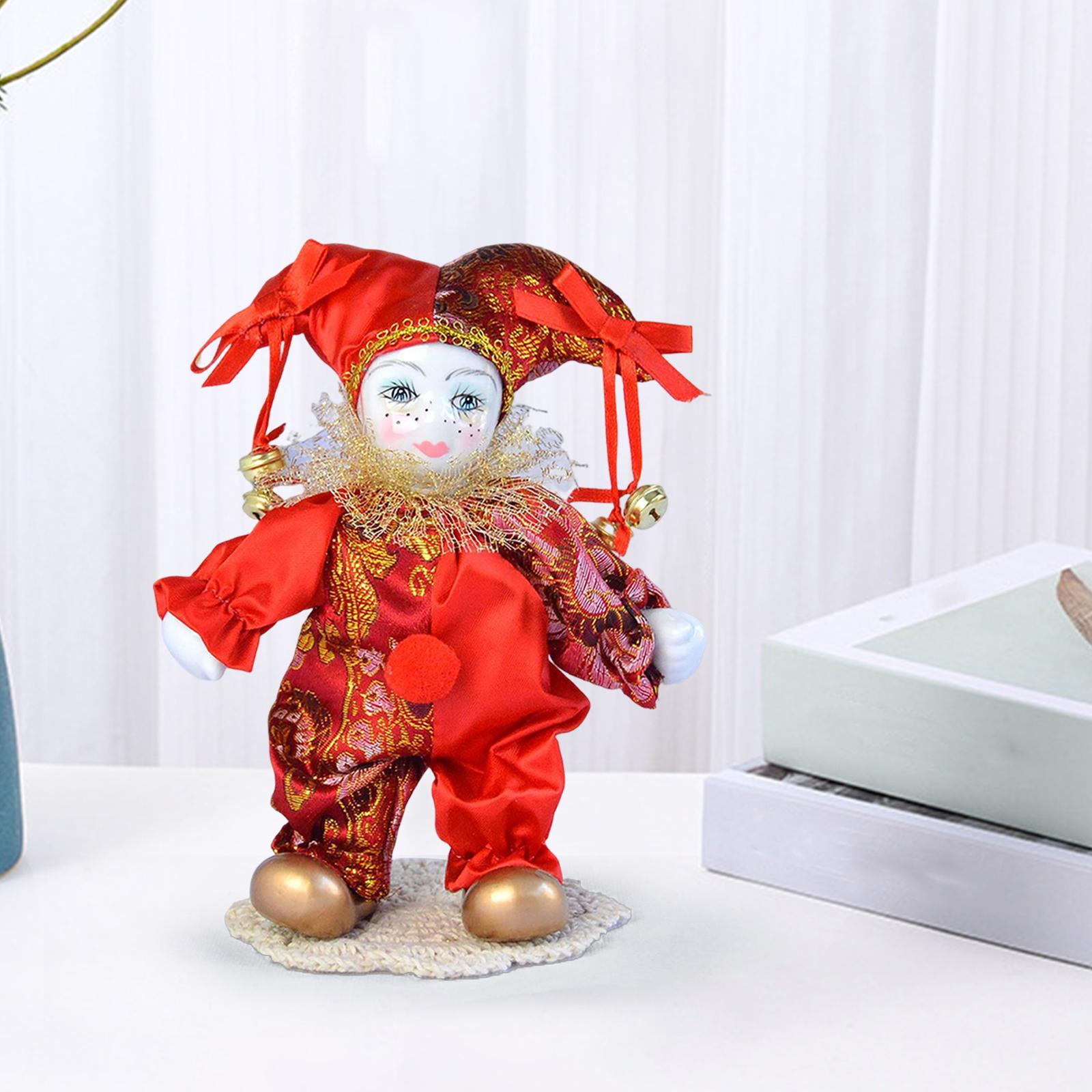 Vintage Collectible Porcelain Dolls - 7-дюймовые куклы-клоуны, антикварные куклы, винтажные фарфоровые