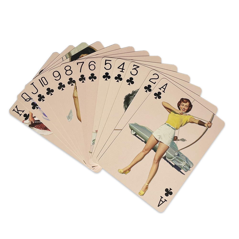 Коллекция красивых милых девоч – обзор и цена Vintage Collectible Playing Cards