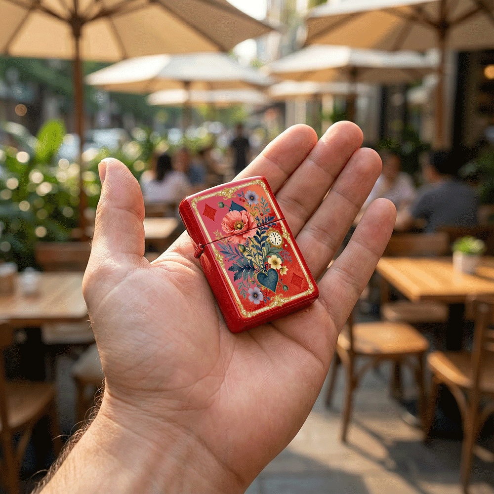 Винтажная зажигалка с декорати – обзор и цена Vintage Collectible Playing Cards