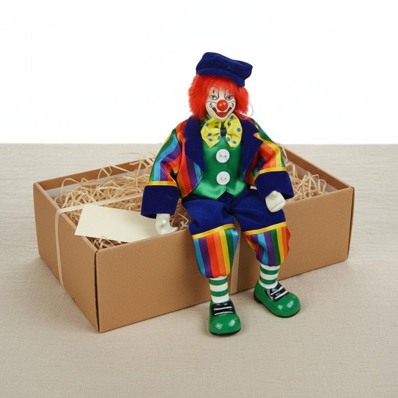 Кукла-клоун с висячими ногами, – обзор и цена Vintage Collectible Porcelain Dolls