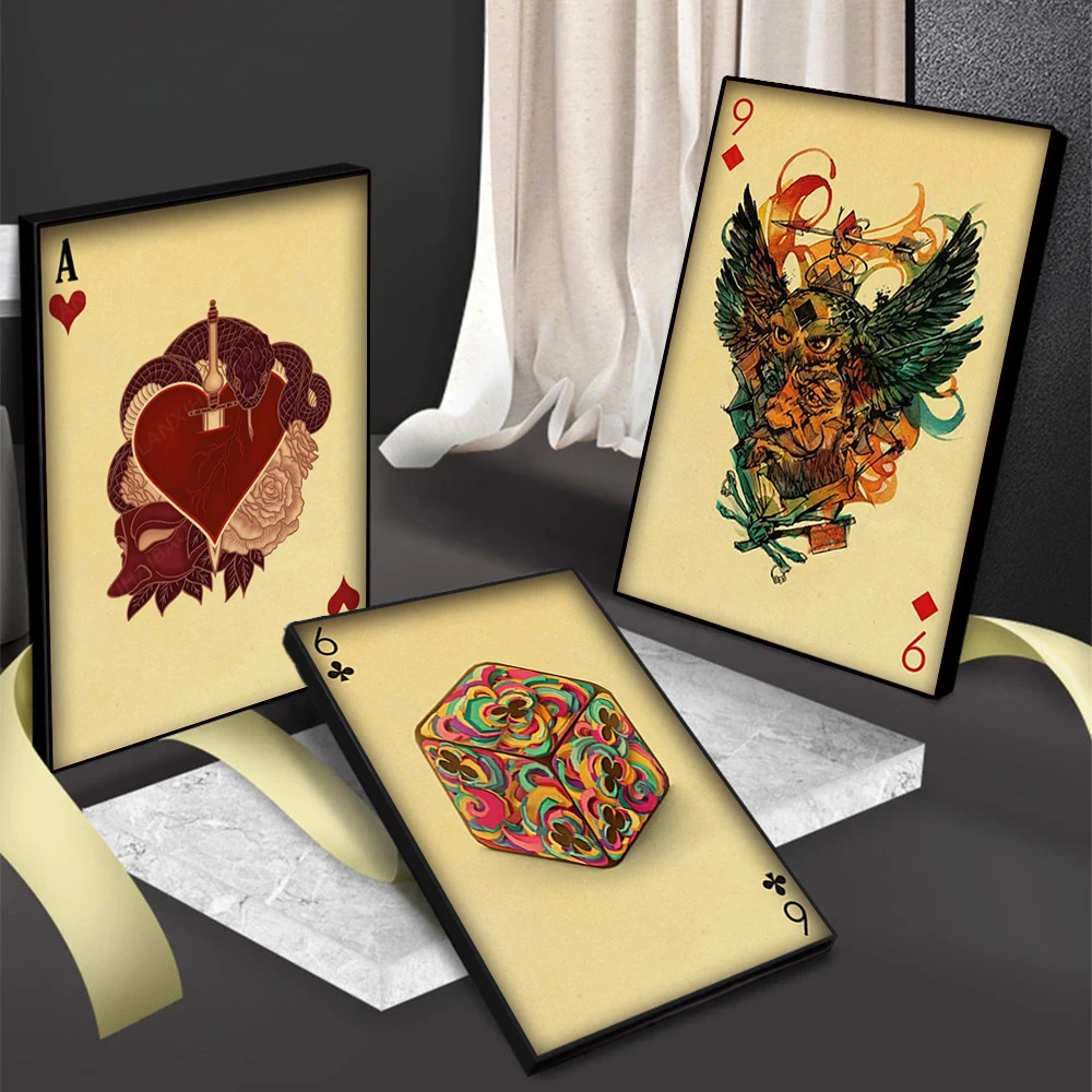 Постер с цитатами из коллекции – обзор и цена Vintage Collectible Playing Cards