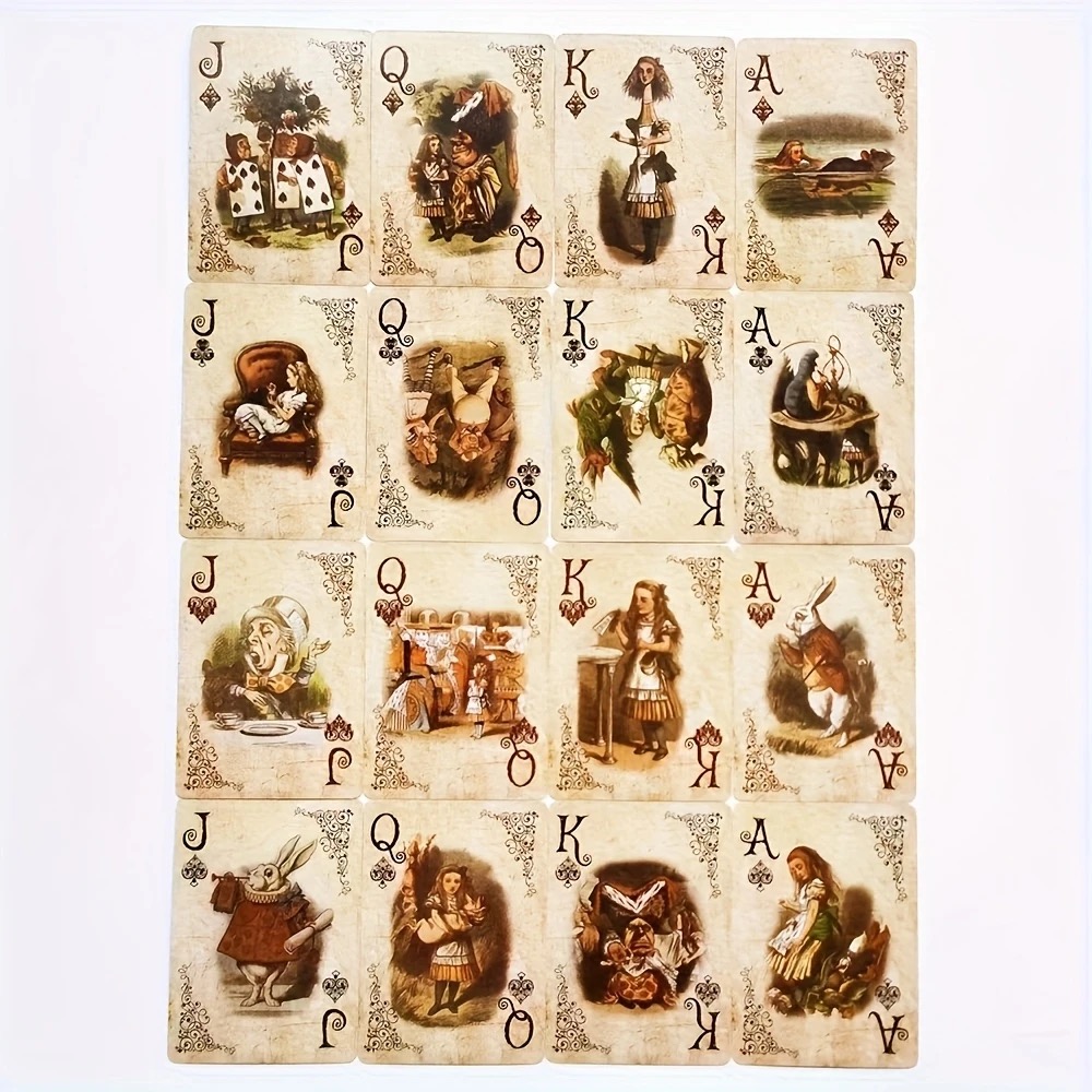 54 шт., винтажные бумажные пок – обзор и цена Vintage Collectible Playing Cards